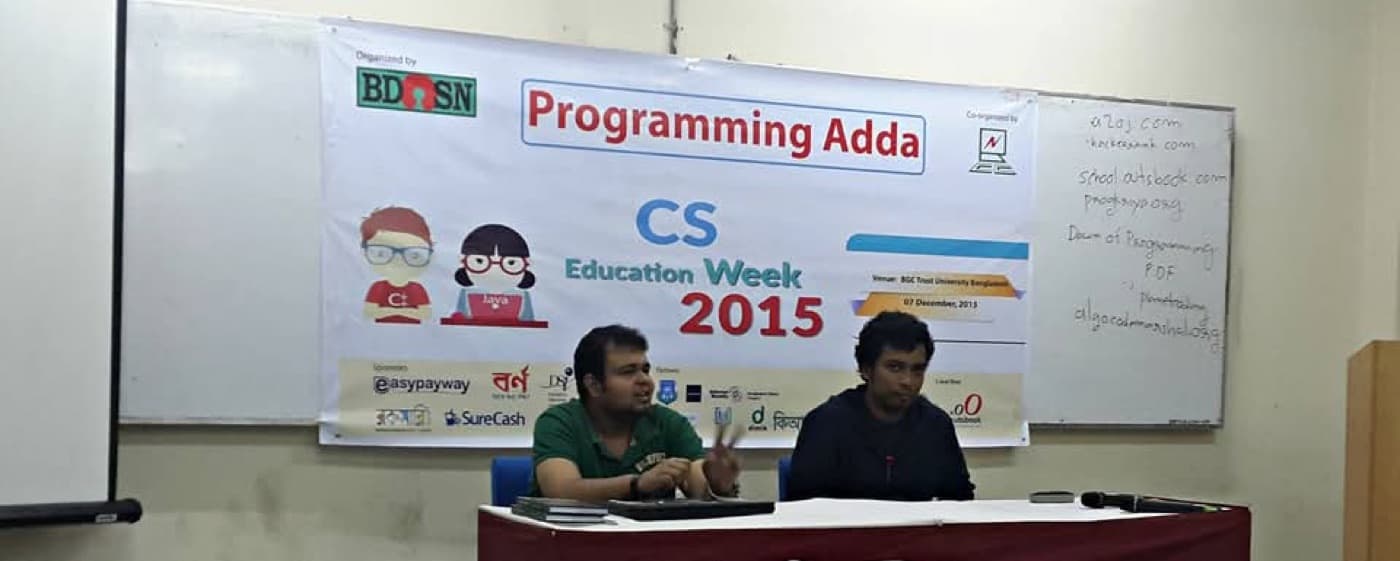 CS Education Week programming adda