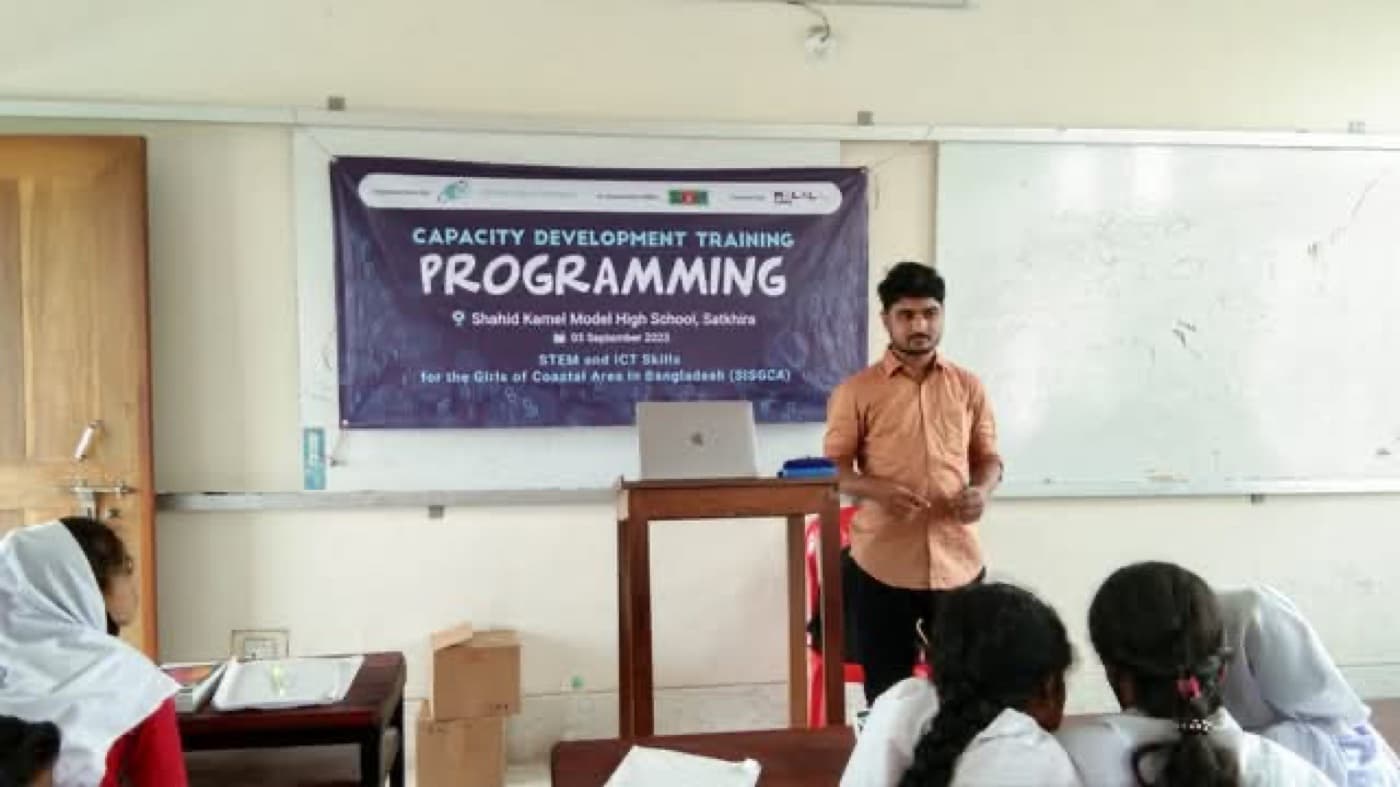 Programming session, SISGCA project, Satkhira